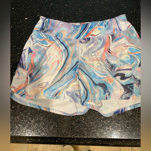 Three pairs of athletic shorts for girls. 2 Athleta girl/one Nike - Picture 6 of 7